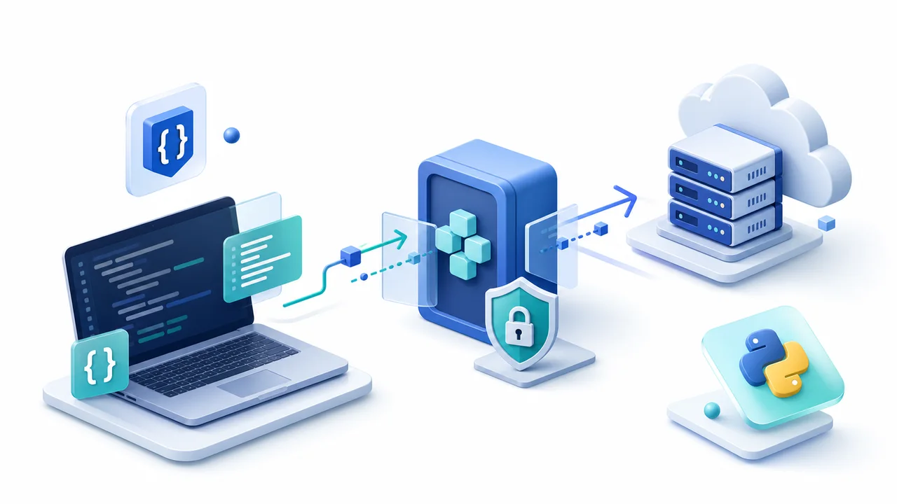 Calling an AI API with JavaScript lesson illustration