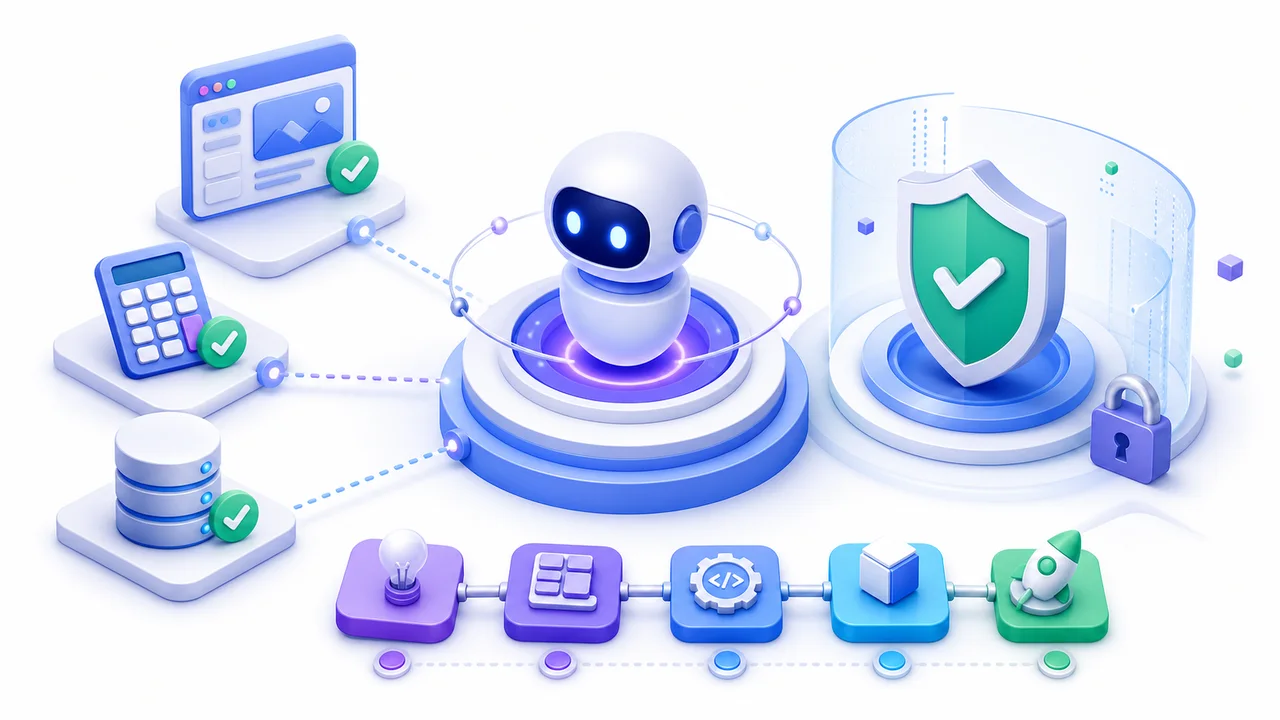 Agent Tools and Actions lesson illustration